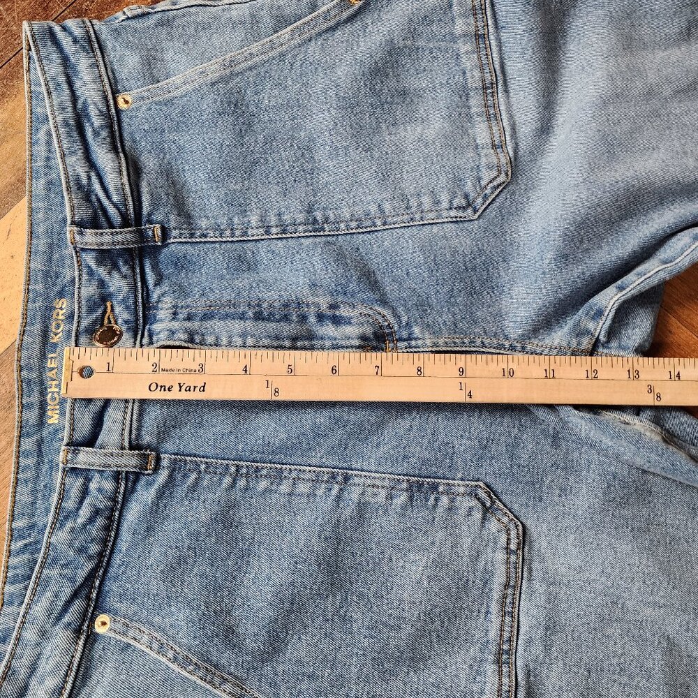 Michael Kors Light Wash Bootcut Flare Jeans Size 14 - Picture 8 of 16